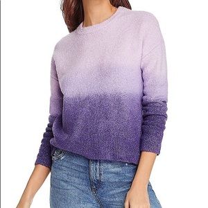 AQUA Ombré Textured Sweater S